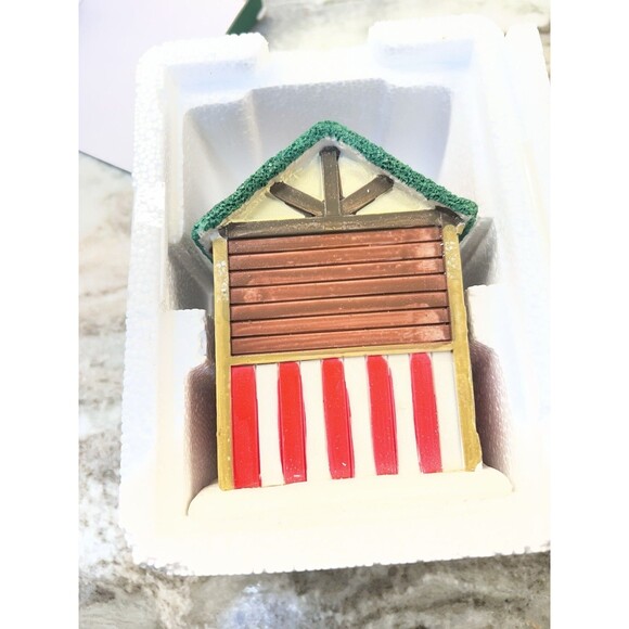 Lemax Pretzel Stand Christmas Village RARE xmas snow food stand decor Pretzels - Picture 15 of 15